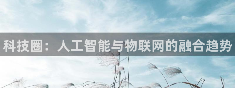 科技圈：人工智能与物联网的融合趋势